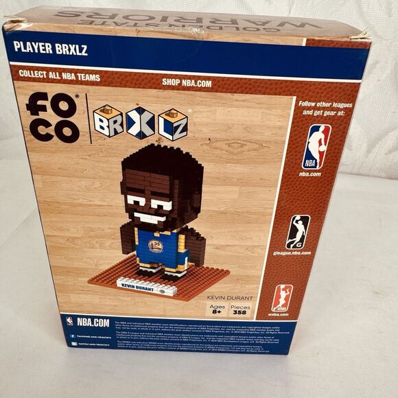 Kevin Durant #35 NBA Golden State Warriors 3D BRXLZ Construction Toy - Picture 2 of 7